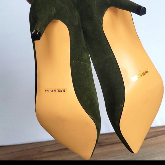 FSJ green kitten heel NEW - Picture 5 of 7